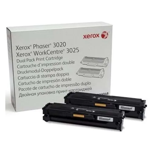 Xerox 106R03048 Phaser 3020 Dual Pack Toner
